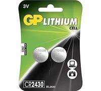 GP CR2032 °C2 Lithium Button Cell Battery 3 V, Blister pack of 2