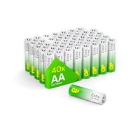 GP Extra AA Batteries 40 Family Pack Reliable Power for Toys - Remotes - Clocks & Devices - Ideal Family Battery Pack for household usage -1.5V Alkaline Double A Batteries 10-Year Shelf Life
