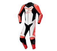 Alpinestars Gp Force Lurv 1 Piece Leather Suit - Red Fluo / White / Black