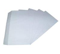 GP Globe Packaging 100 x DL White Plain Self Seal Paper Envelopes (Size: 220x110mm) - Printer Safe & Fully Opaque - Security Mailing Envelopes for Home, Office & Business Use