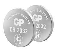 GP CR2032 Lithium Button Cells 3 V, Button Batteries CR 2032 / DL2032, Voltage 3 Volt (20 Pieces in 4 x Pack of 5, Batteries Individually Removable)