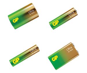 GP GPPCA24UP178 GP Ultra Plus Alkaline AAA 4's Single hook paper box