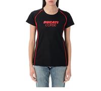 GP GRUPPO PRITELLI Woman t-Shirt Ducati Corse - Technical Fabric-L Black