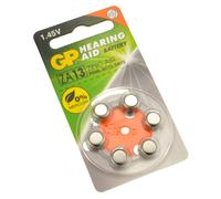 GP Hearing Aid Batteries ZA13 PR48 Orange 1.4V 230mAh 5.4x7.9mm
