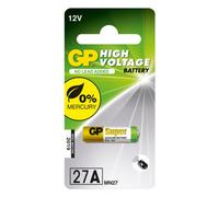 Gp High Voltage Alkaline Battery - 27A - Premium Alkaline Battery - Long-Lasting Power For Remotes, Doorbells & Security Devices
