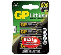 GP AA Lithium Batteries - Pack of 4
