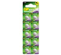 LR44 10 Pack of GP Batteries LR44 Button cell batteries Also known as AG13 / A76 suitable for Toys Calculators/Tv Remotes/Watches etc
