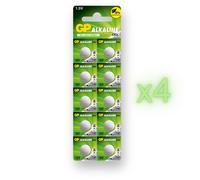 GP GPPBA189F007 Alkaline Button Cell 189 (LR54) - Card of 10
