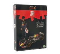 GP Moto Sport Red Bull Racing 3D Puzzle F1 Car - 84 Pieces, Highly Detailed with Official 2024 Logos, Easy Assembly, No Tools or Glue Required, Made Cardboard, EPS Foam - 34x12x7cm