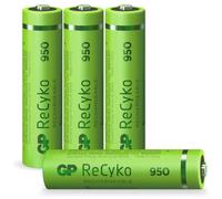GP NiMH ReCyko AAA 950mAh 1.2V Rechargeable, 4 Pieces