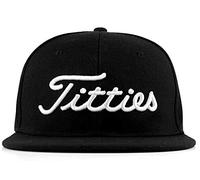 GP POWER GOLF Men's Snapback Baseball Cap, Black, One Size