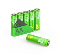 GP Rechargeable AA Batteries - NiMH Double AA, Pre-Charged, Reliable Long-Lasting Power for Toys, Remotes, Clocks, Flashlights & High-Drain Electronics - Eco-Friendly Battery Pack