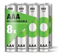 GP ReCyko 850 mAh AAA 1.2 V C8 Rechargeable Batteries (Pack of 8)