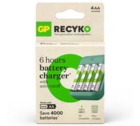 GP Recyko B423 AA / AAA USB Battery Charger with 4x Recyko 2100mAh AA Batteries