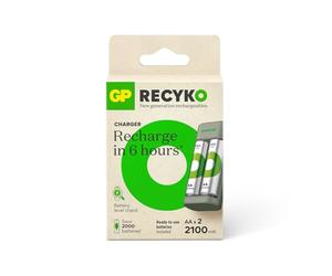 GP Recyko B441 USB Charger with Rechargeable AA Batteries 2100 mAh