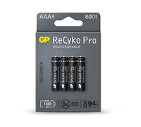 GP ReCyko+ Pro AAA card of 4