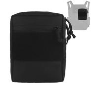 GP Small Pouch MOLLE General-Purpose Pouch Lined with Loop Admin Pouch for Tactical Gear Belt Cummerbund Expanded Storage Bag(Black)