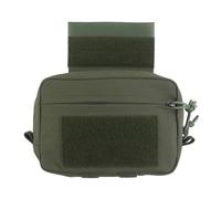 GP Small Pouch MOLLE General-Purpose Pouch Lined with Loop Admin Pouch for Tactical Gear Belt Cummerbund Expanded Storage Bag(Green)