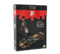 GP Moto Sport Red Bull Racing 3D Puzzle F1 Car - 84 Pieces, Highly Detailed with Official 2024 Logos, Easy Assembly, No Tools or Glue Required, Made Cardboard, EPS Foam - 34x12x7cm