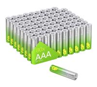 GP AAA Alkaline Super 1.5V Batteries (80x)