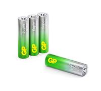GP Super Alkaline Batteries AA 1.5 V, Ideal for Power Supply of Everyday Devices, G-TECH Longlife Technology, Pack of 4 AA Batteries