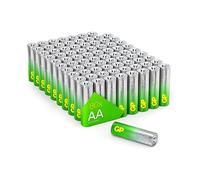 GP Super Alkaline Batteries AA 1.5 V, Ideal for Powering Daily Devices G-TECH Technology, Pack of 80 AA Batteries