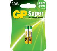 GP GPPCA025A001 Super Alkaline AAAA Batteries (25A) - Card of 2