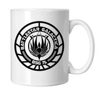 GP-Tees Battlestar Galactica Sci Fi Movie Inspired Novelty Ceramic Mugs for Men, Women, Home & Work