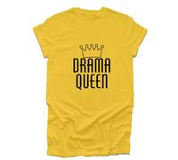 GP-Tees Dorothy Stop and Search Street Artist Inspired Premium Quality Loose Fit T-Shirt Top for Ladies - Yellow / 16