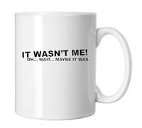 GP-Tees It Wasnt Me Ok Maybe It was Funny Novelty Ceramic Mugs for Men, Women, Home & Work