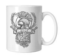 GP-Tees Roman Gladius Cool Novelty Ceramic Mugs for Men, Women, Home & Work