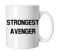 GP-Tees Strongest Avenger Super Hero Inspired Novelty Ceramic Mugs for Men, Women, Home & Work