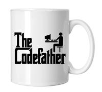 GP-Tees The Codefather Cool Novelty Ceramic Mugs for Men, Women, Home & Work