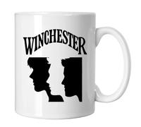 GP-Tees Winchester Faces Supernatural TV Show Inspired Novelty Ceramic Mugs for Men, Women, Home & Work