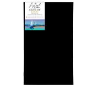 GP TONER Canvas for Painting Cotton Black Stretched Canvas for Painting Wooden Frames 20x32 in