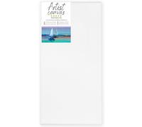 GP TONER Canvas for Painting Cotton White Stretched Canvas for Painting Wooden Frames 16x32 in