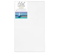 GP TONER Canvas for Painting Cotton White Stretched Canvas for Painting Wooden Frames 20x32 in