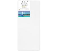 GP TONER Canvas for Painting Cotton White Stretched Canvas for Painting Wooden Frames 8x20 in