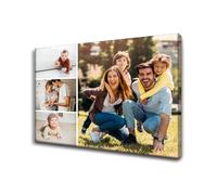 GP TONER Personalized Canvas Prints with Your Photos Custom Multi Image Collage Wall Art Digital Printing Gifts Multi Photo Ready to Hang 12x8 in