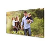 GP TONER Personalized Custom Canvas Yours Photos Personalised Digital Printing Gifts Multi Photo Collage Custom Print Pictures On Canvas Wall Art Ready to Hang 24x16 in