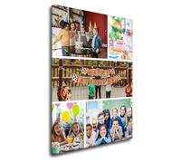 GP TONER Personalized Custom Canvas Yours Photos Pictures On Canvas Wall Art Personalised Digital Printing Gifts Multi Photo Collage Custom Print Ready to Hang 12x16 in