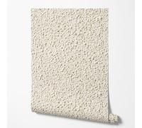 GP TONER Wallpaper Plaster Effect fine Texture White Cream Minimalist Modern wall décor Living Room Bedroom Kitchen Hallway Subtle Texture UV-Resistant Non-Woven Wallpaper 394 x 20 in