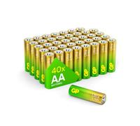 GP Ultra AA Batteries 40 Pack - 1.5V Alkaline Double A Batteries - 10-Year Shelf Life - Reliable Power for Toys, Remotes, Clocks & Devices - Ideal Battery Pack for High-Drain Household Electronics