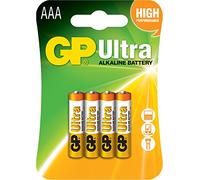 GP Batteries Ultra Alkaline AAA Batteries (4 Pack) One Size