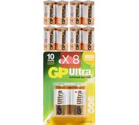 GP Ultra Alkaline Batteries C 1.5v 2Pack X 4 for Toys Games Torches Controllers