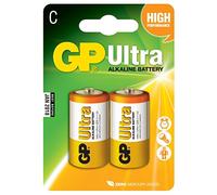 GP Batteries Ultra Alkaline C - 2 Pack