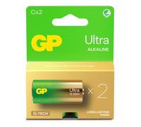 GP Ultra Alkaline C Batteries 14AULR14 1.5V 2Pack
