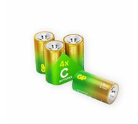GP Ultra Alkaline C Batteries - Pack of 4 | Long-Lasting Power for Toys, Torches & Home Devices | 1.5V LR14 | 10-Year Shelf Life | Leak-Resistant Design
