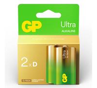 GP Ultra G-Tech Battery - D (Pack 2)