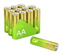 GP ULTRA G-TECH Batteries AA batteries AA pack of 12 Ultra Alkaline disposable double aa batteries 1.5v 10 year shelf life for toys fairy lights camera household applications LR6 Premium AA Battery